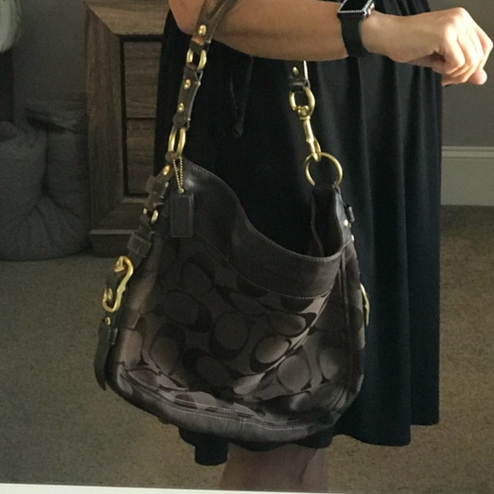 Coach leather bag